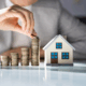Real estate direct mail campaign materials on a desk